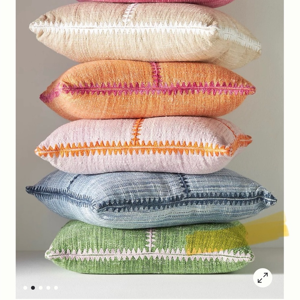 Anthropologie Mischa Indoor/Outdoor Pillow NWT